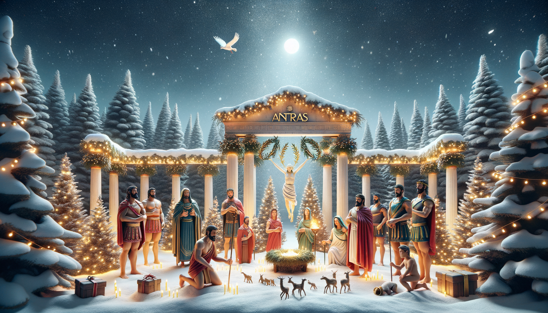 Lire la suite à propos de l’article Noël à Antras : découvrez une crèche unique sur le thème des Jeux Olympiques